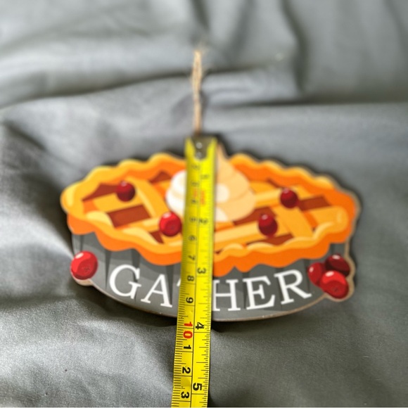 Fall Autumn Pie Home Wall Decor Accent Seasonal Kitchen Baking Display Art - Picture 3 of 6